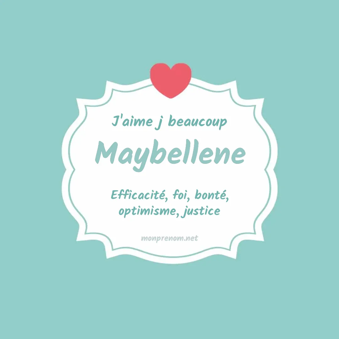 J'aime beaucoup Maybellene