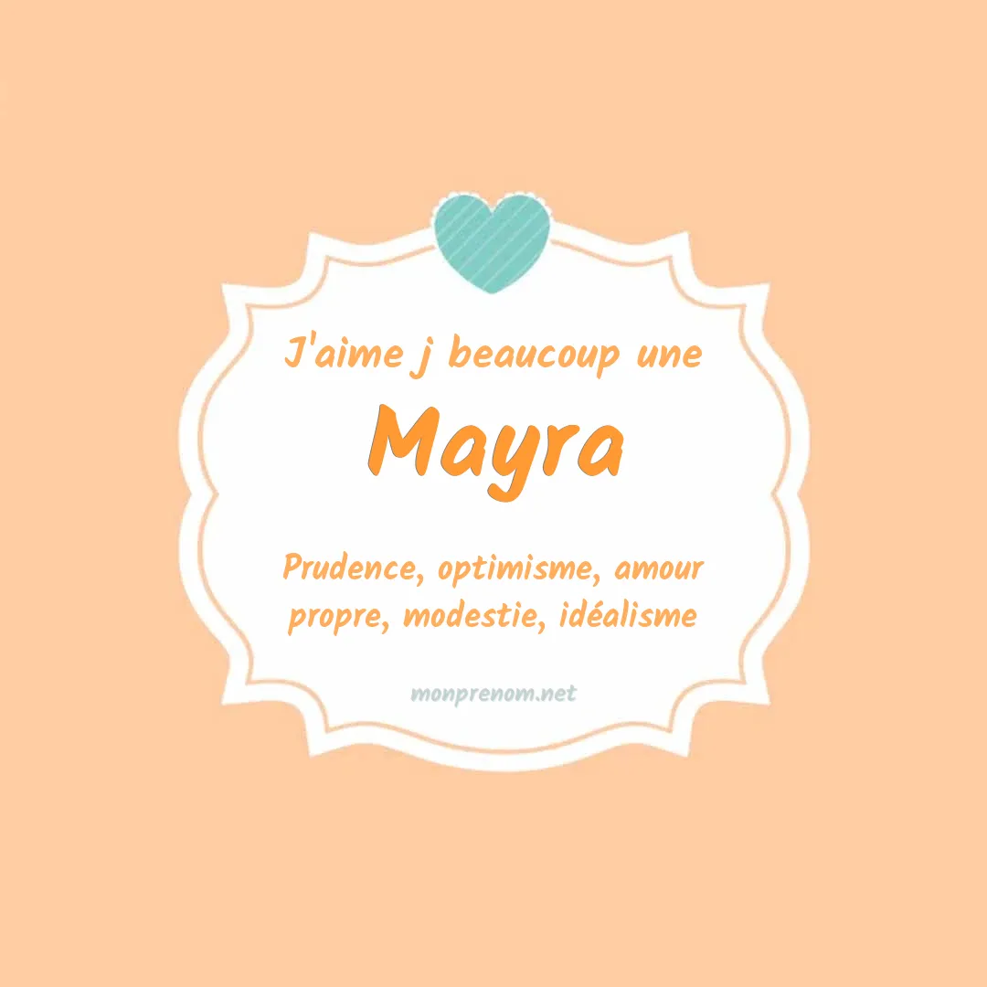 J'aime beaucoup Mayra