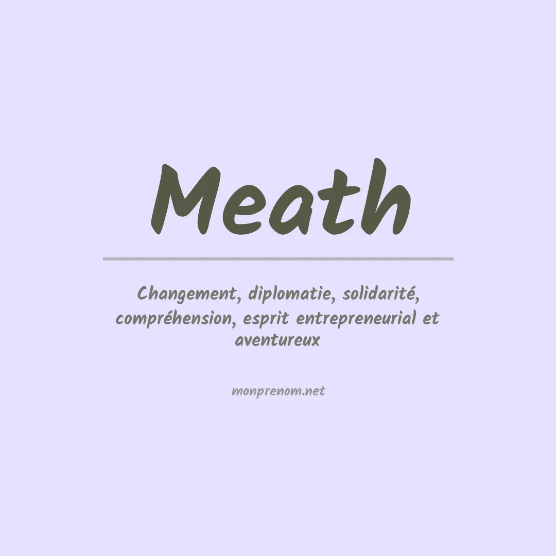 Prénom Meath