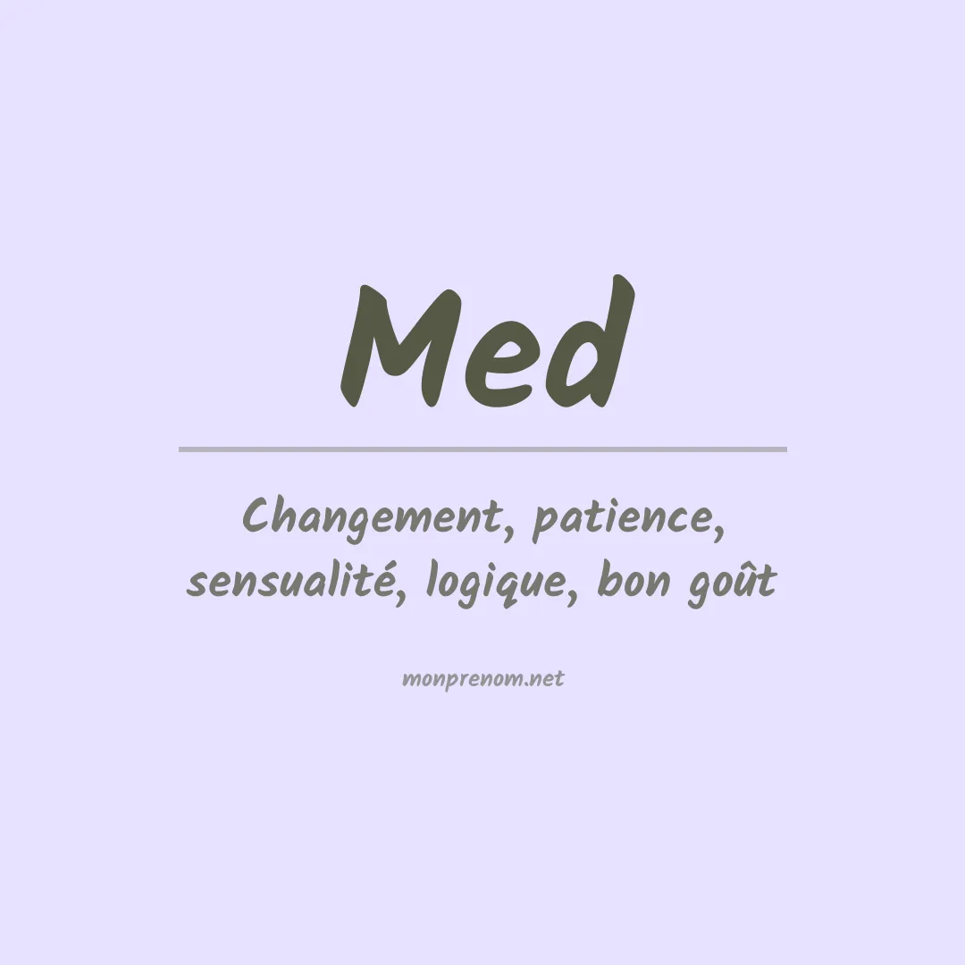 Prénom Med