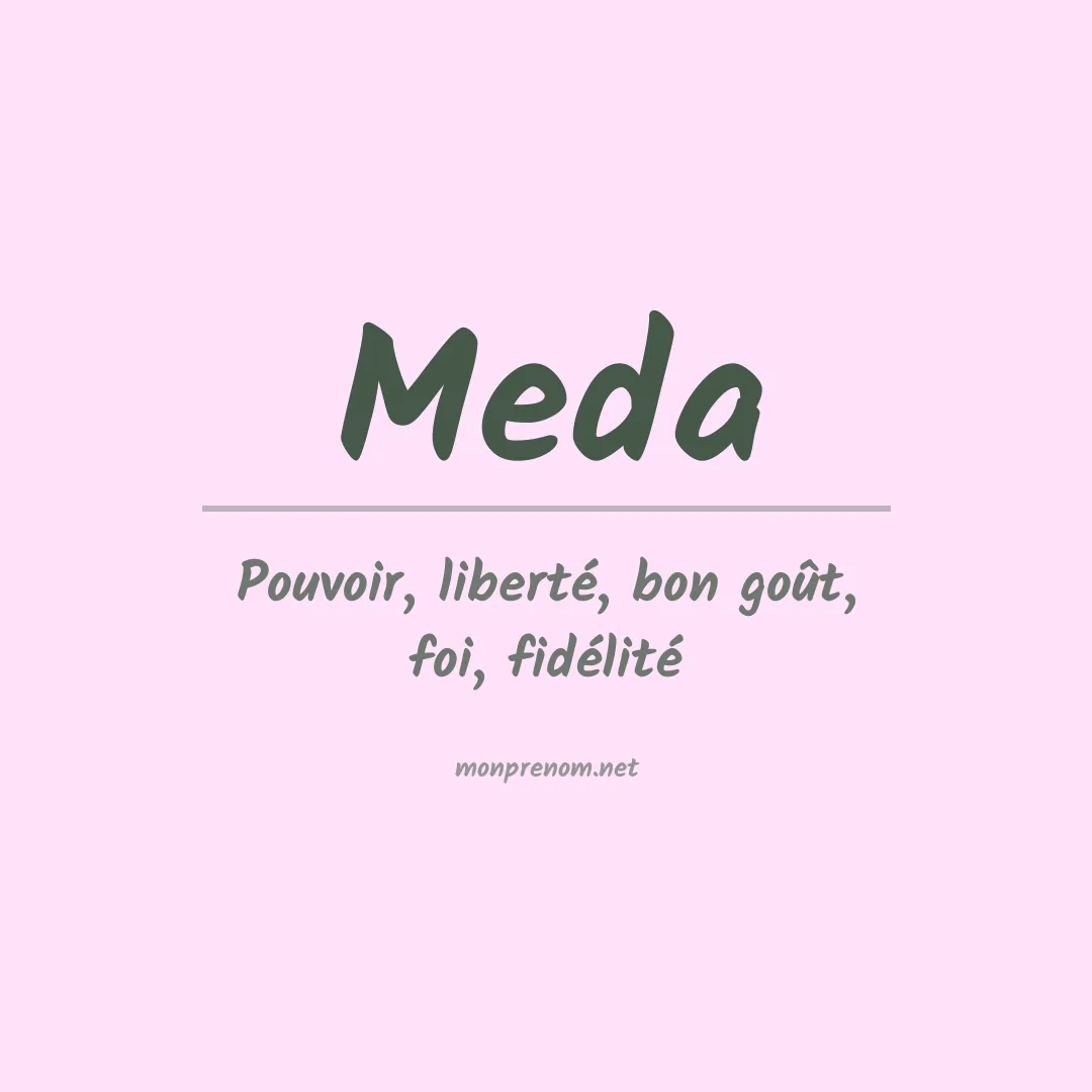 Prénom Meda