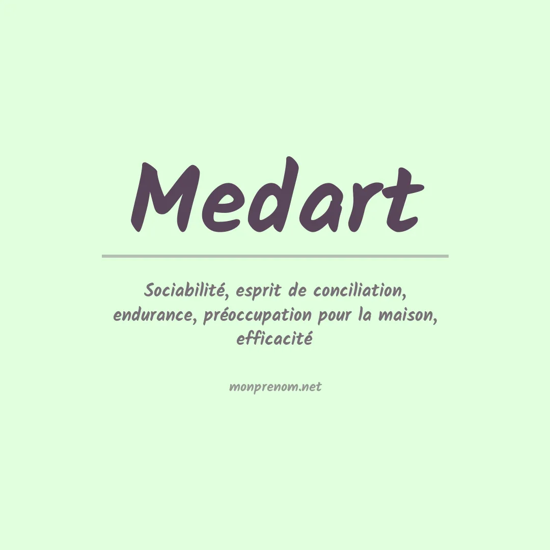Prénom Medart