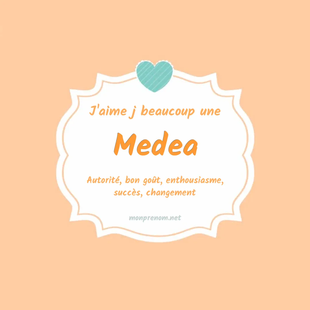 J'aime beaucoup Medea
