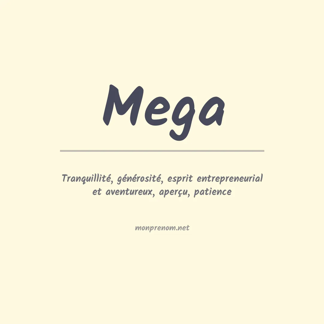 Prénom Mega