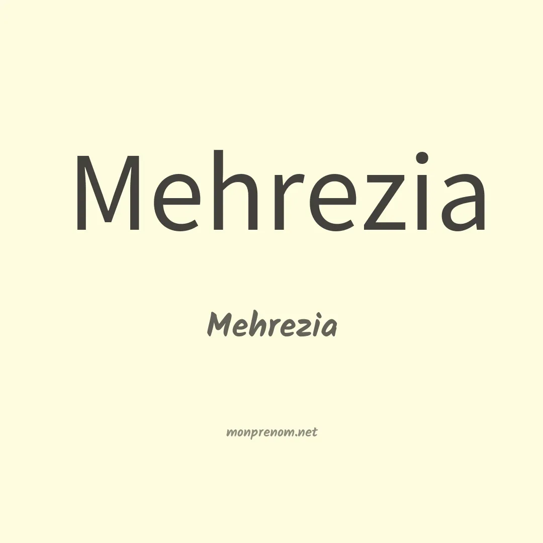 Mehrezia en chinois