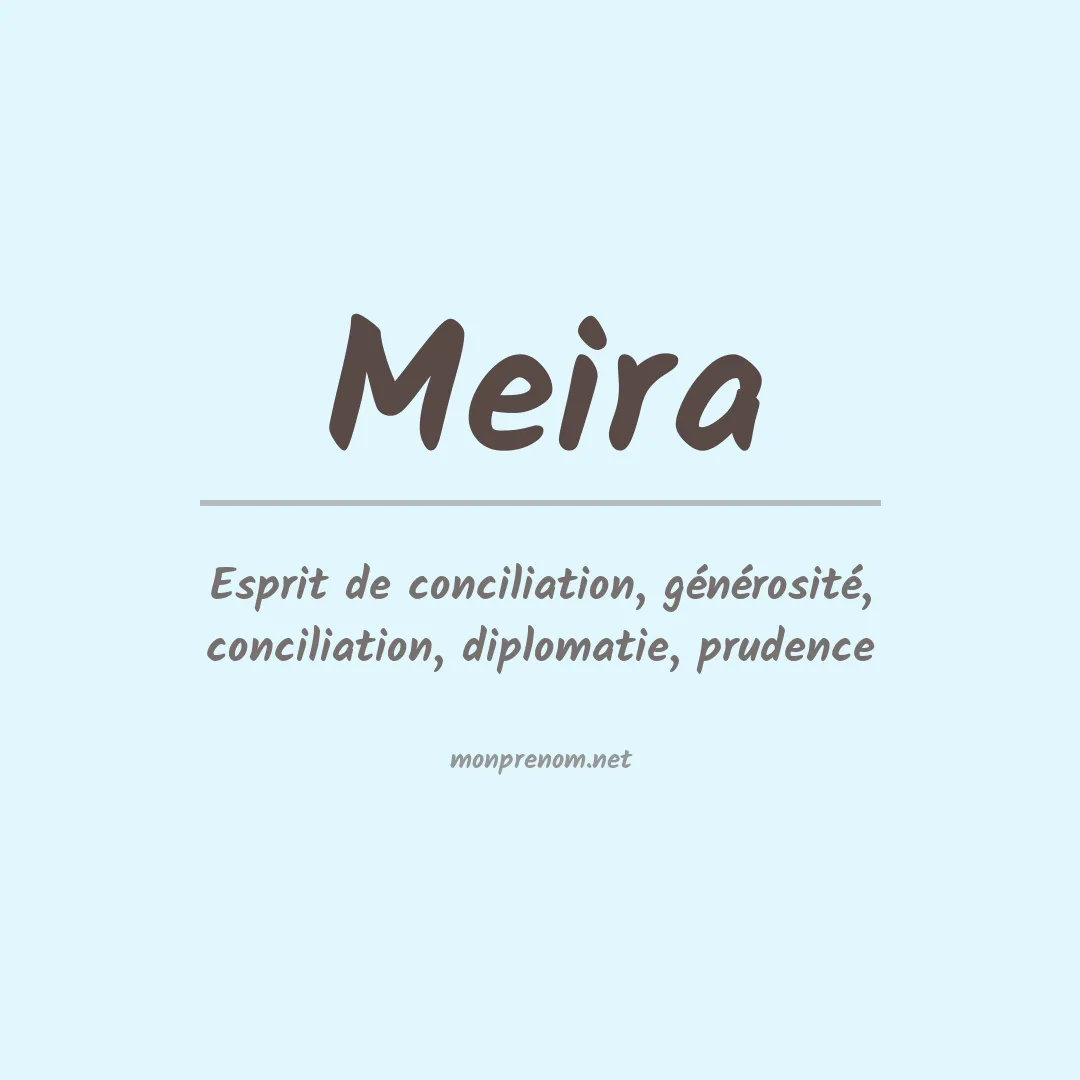 Prénom Meira
