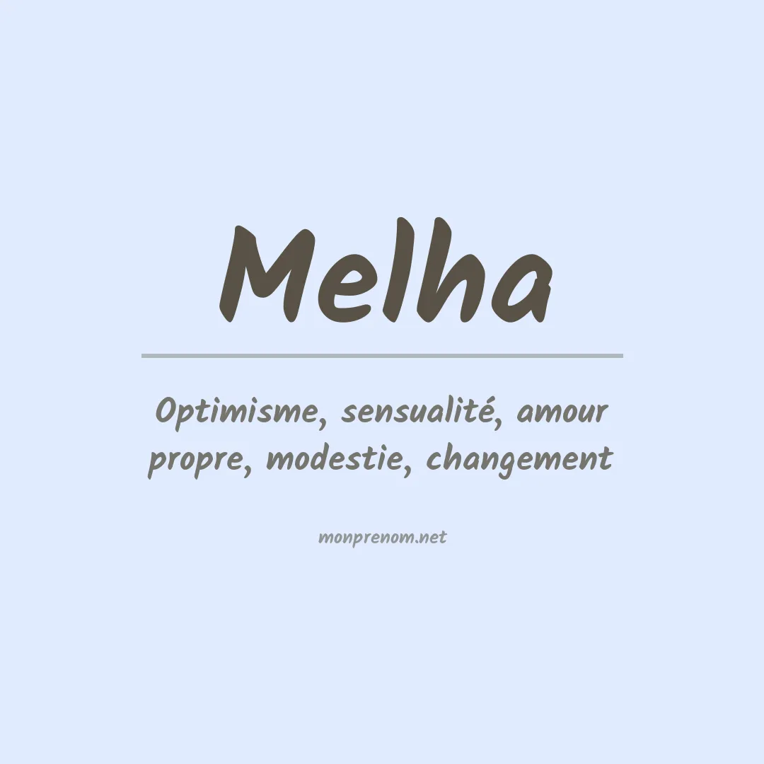 Prénom Melha
