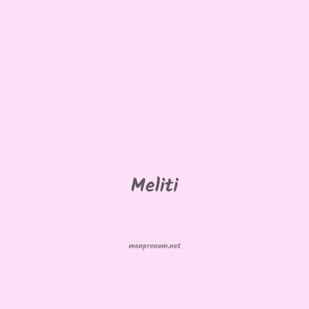 Meliti en chinois