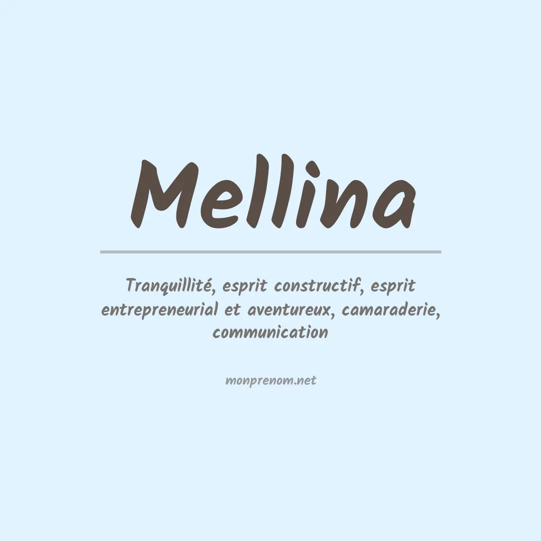 Prénom Mellina