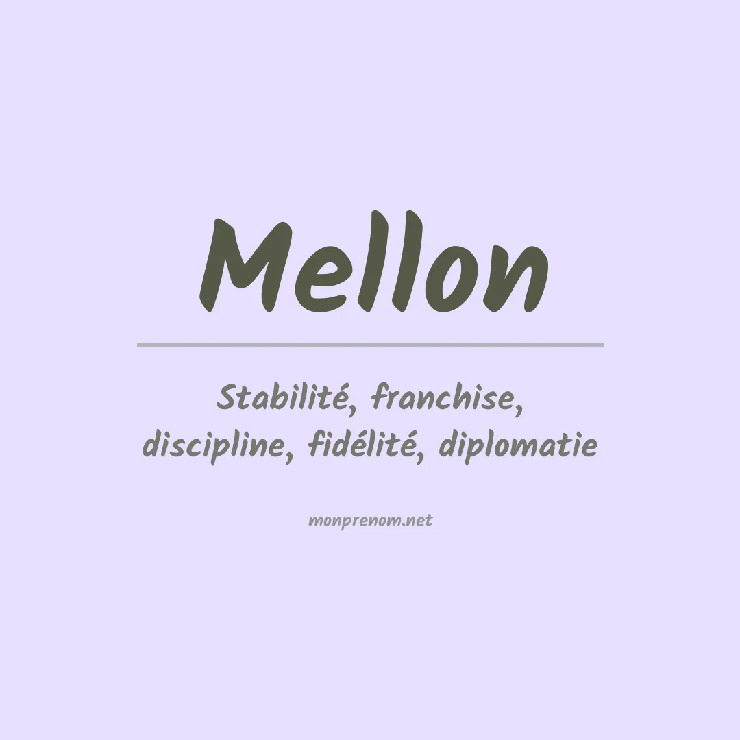 Prénom Mellon