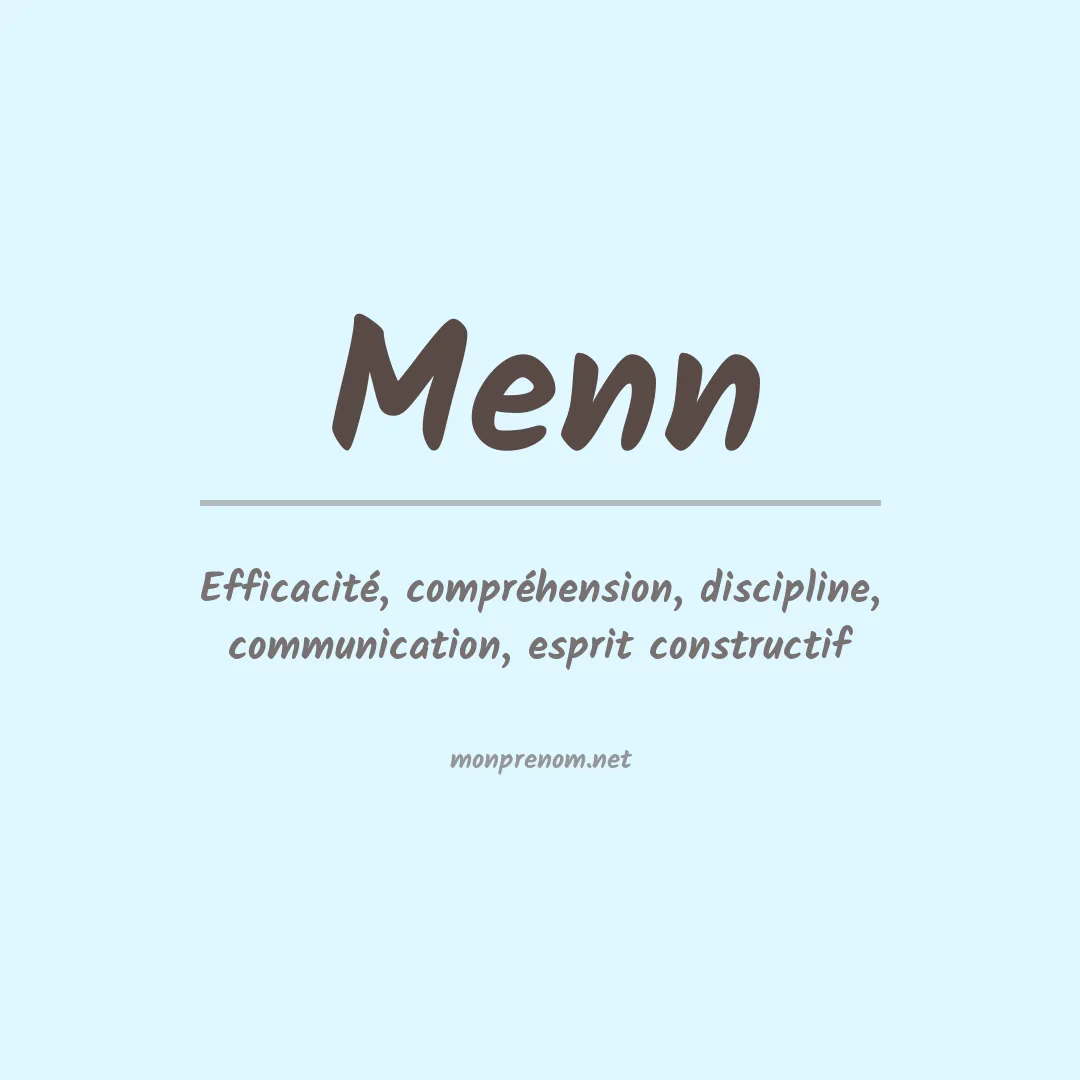 Prénom Menn