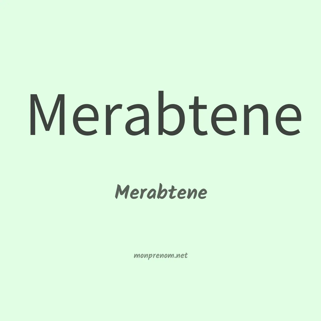 Merabtene en chinois