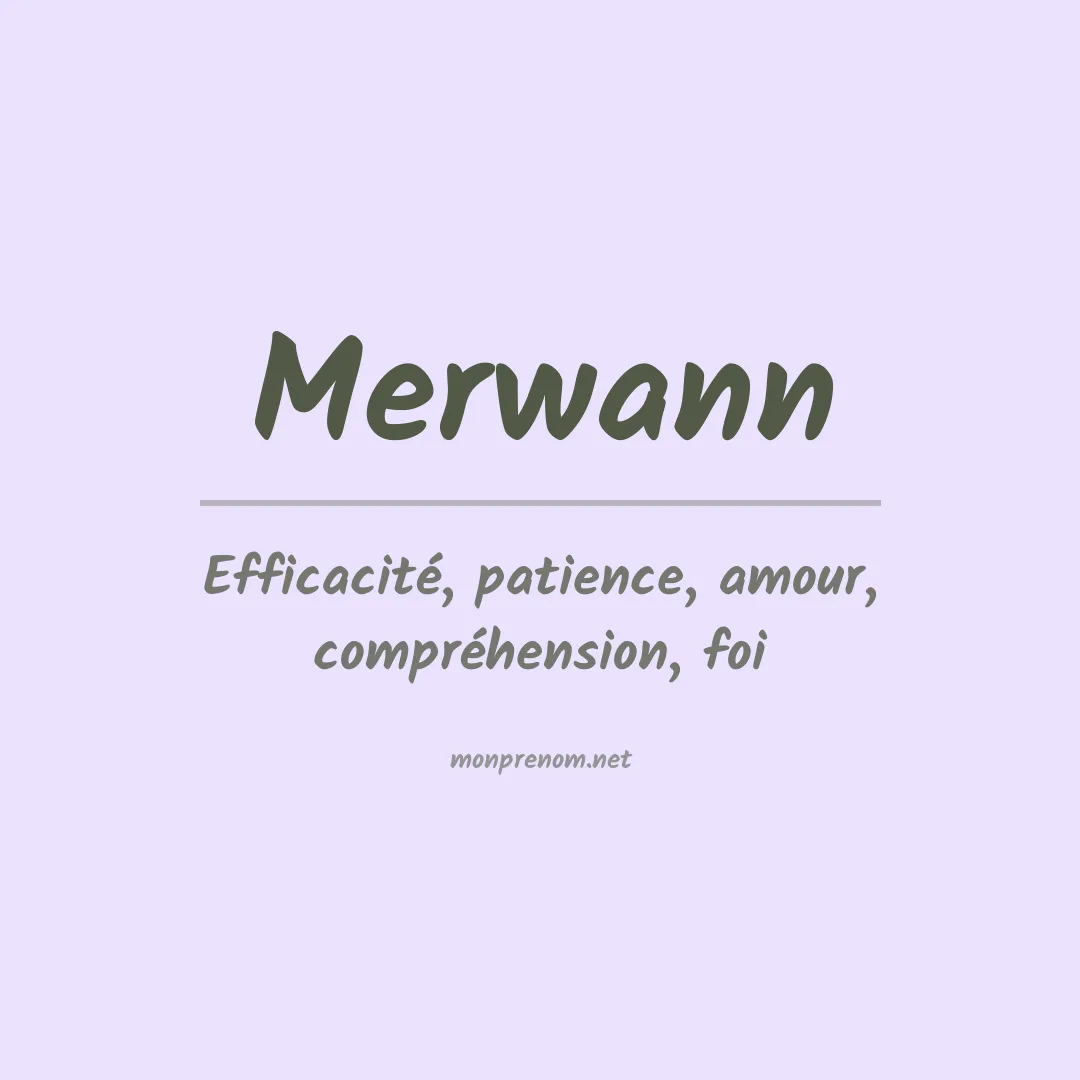 Prénom Merwann