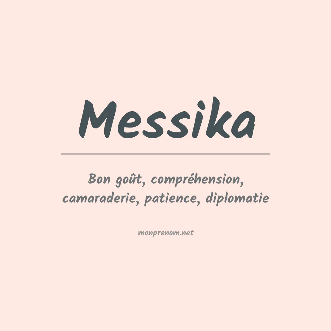 Prénom Messika