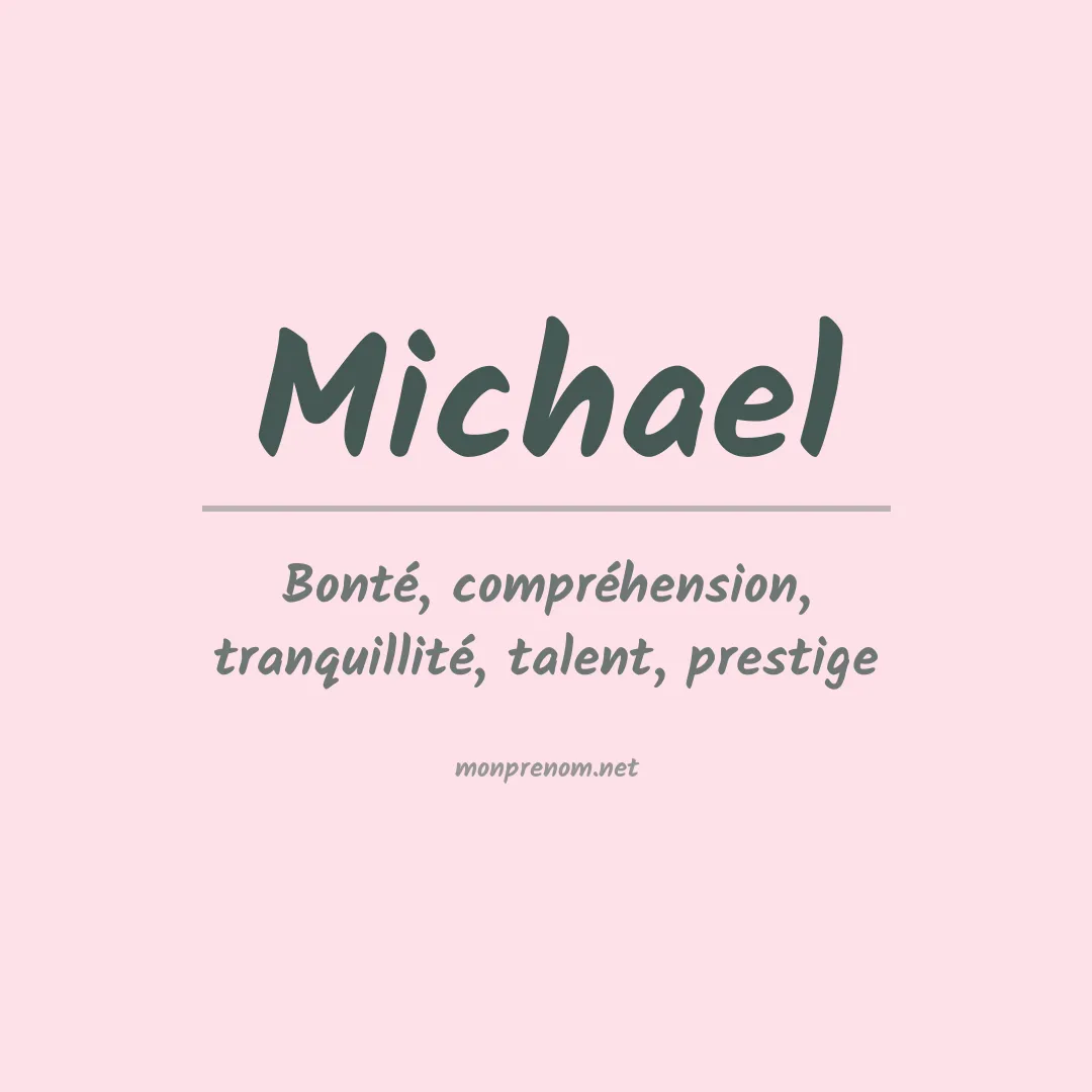 Prénom Michael