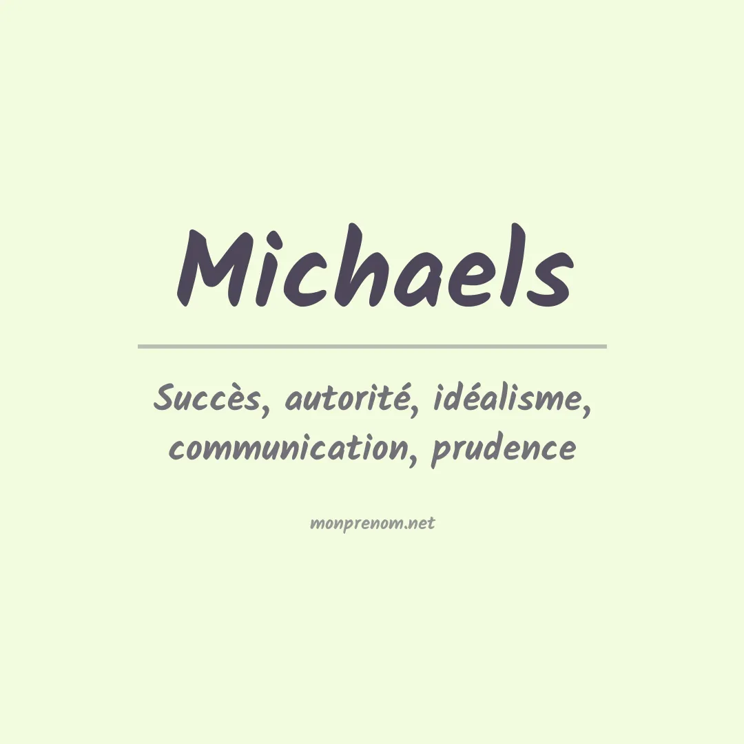 Prénom Michaels