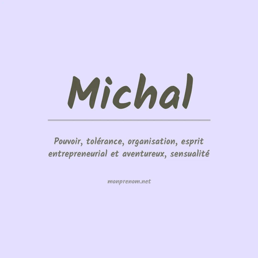Prénom Michal