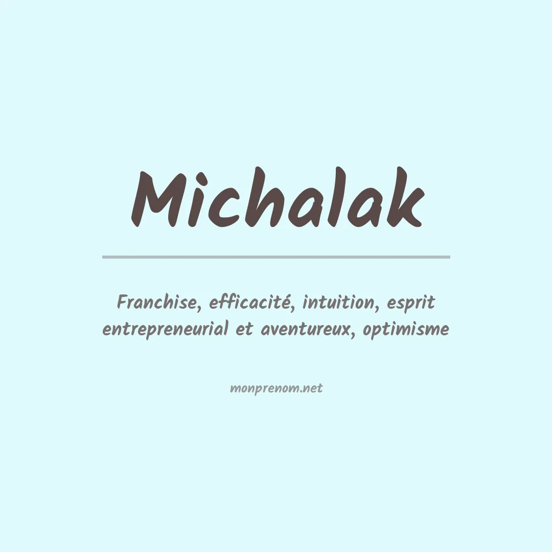 Prénom Michalak