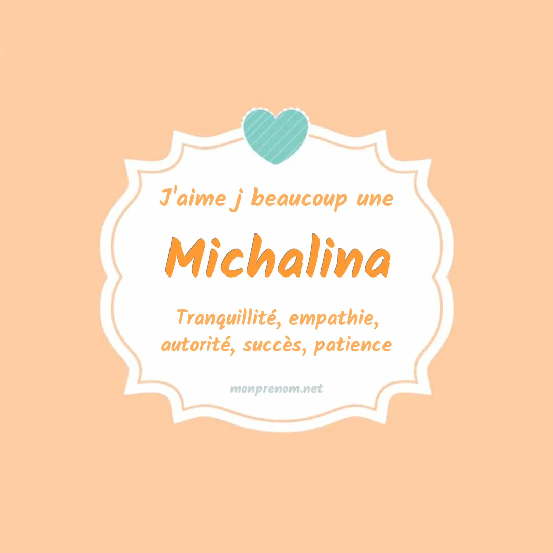J'aime beaucoup Michalina