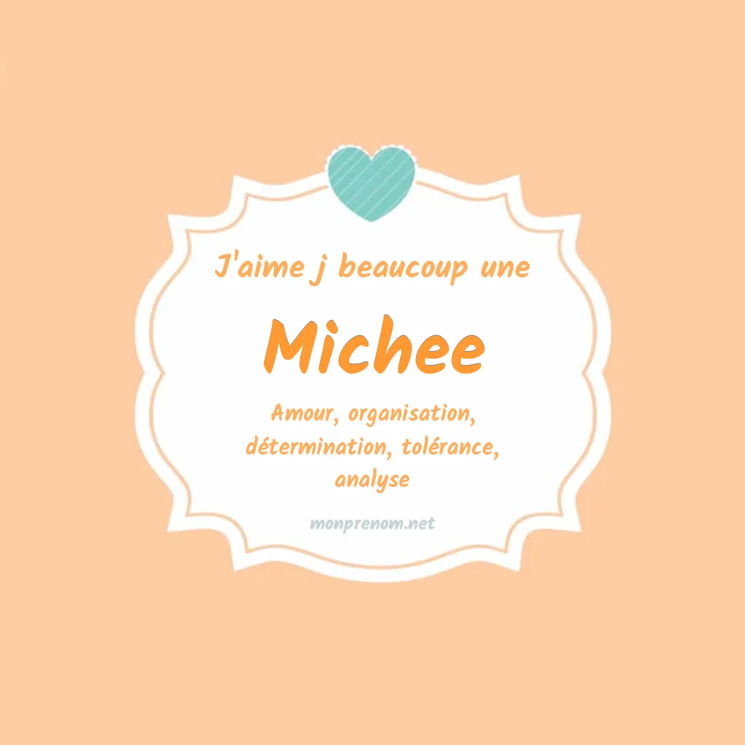 J'aime beaucoup Michee