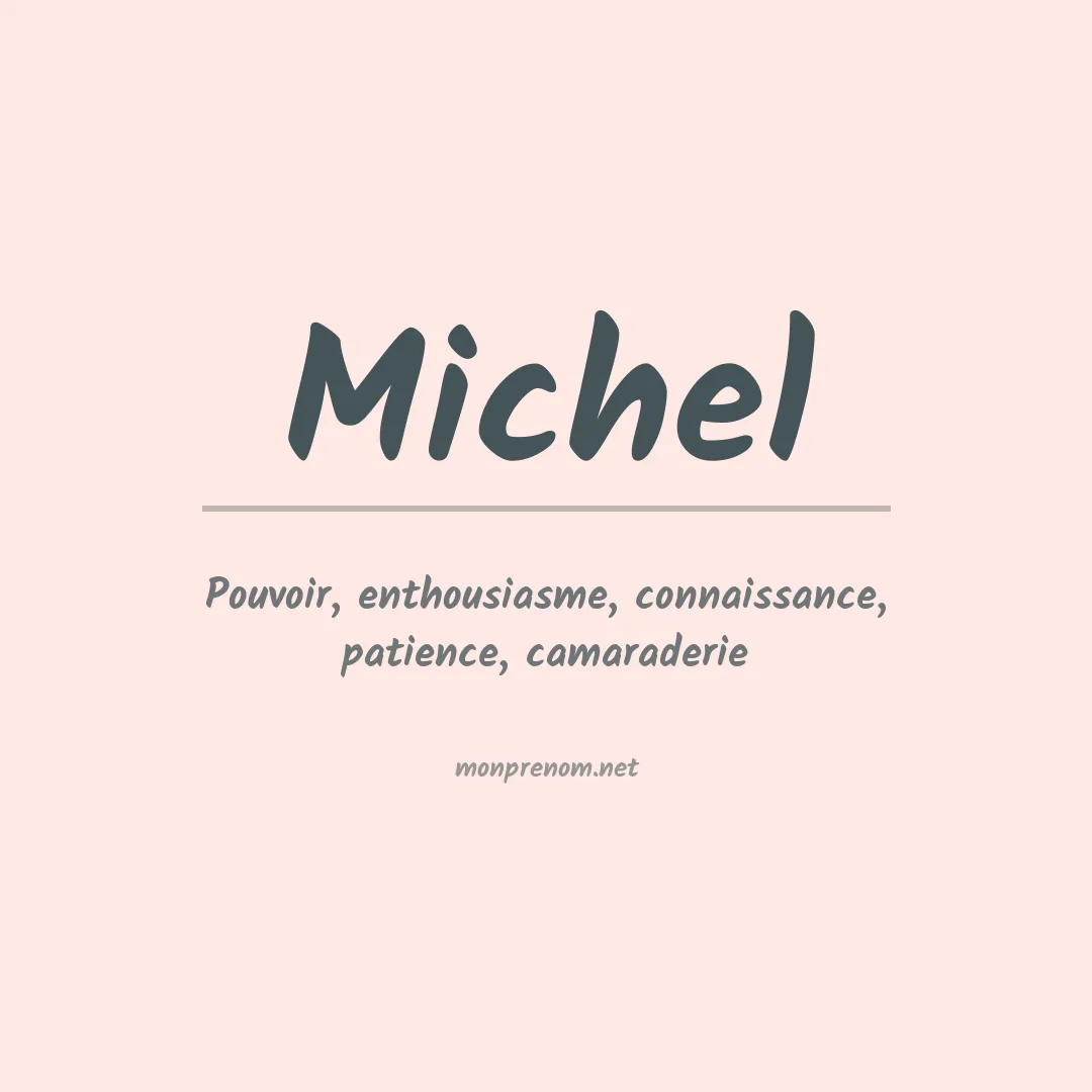 Prénom Michel