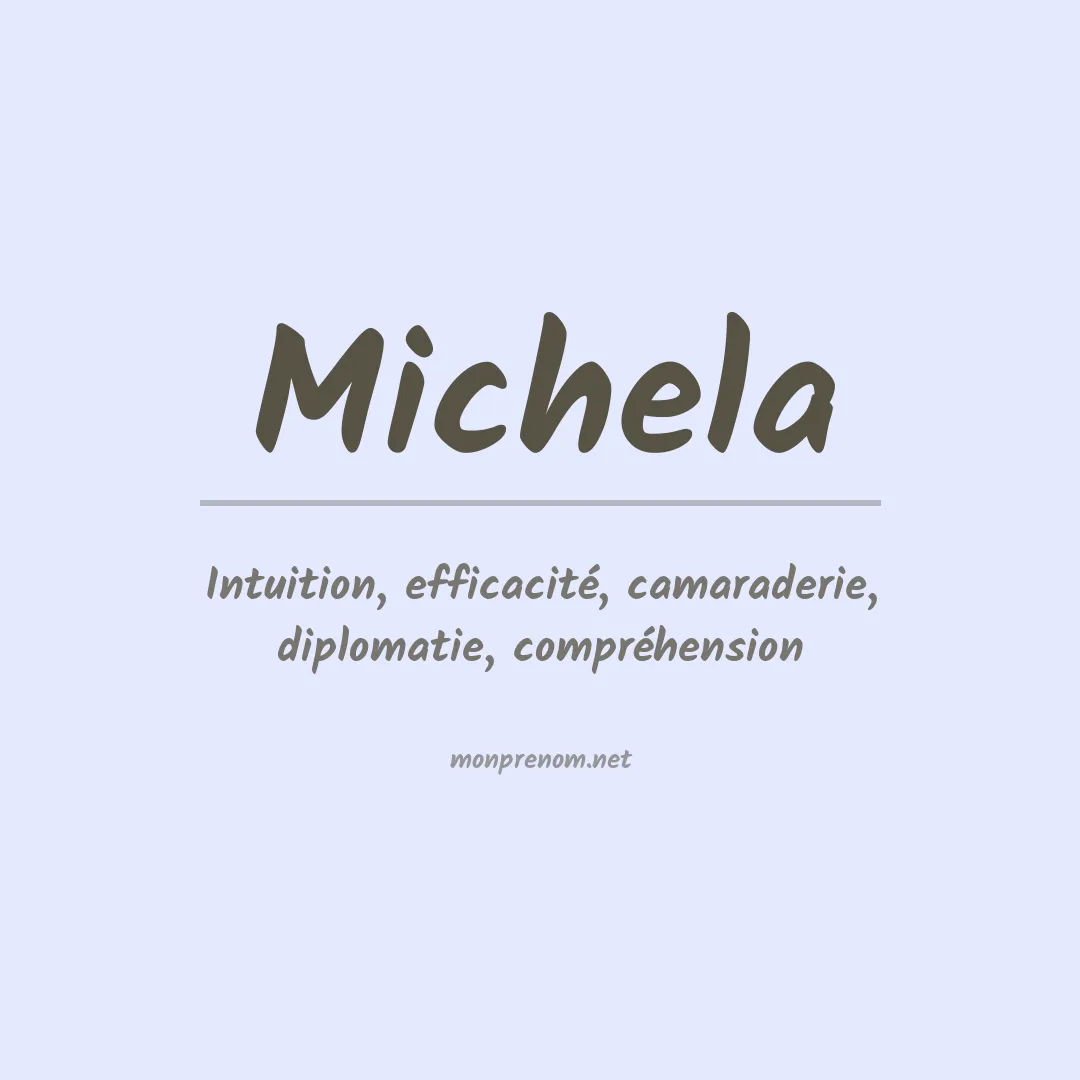 Prénom Michela