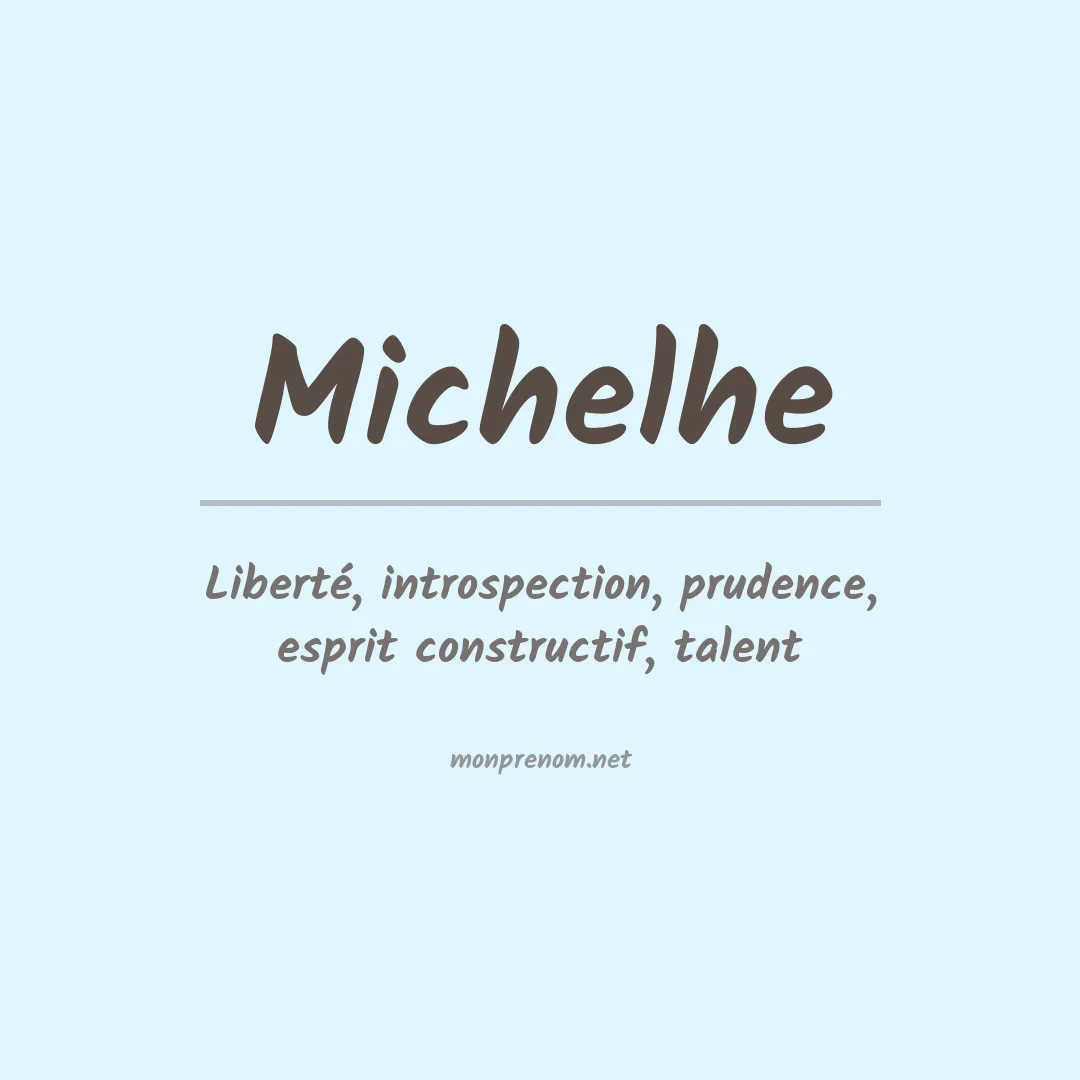 Prénom Michelhe
