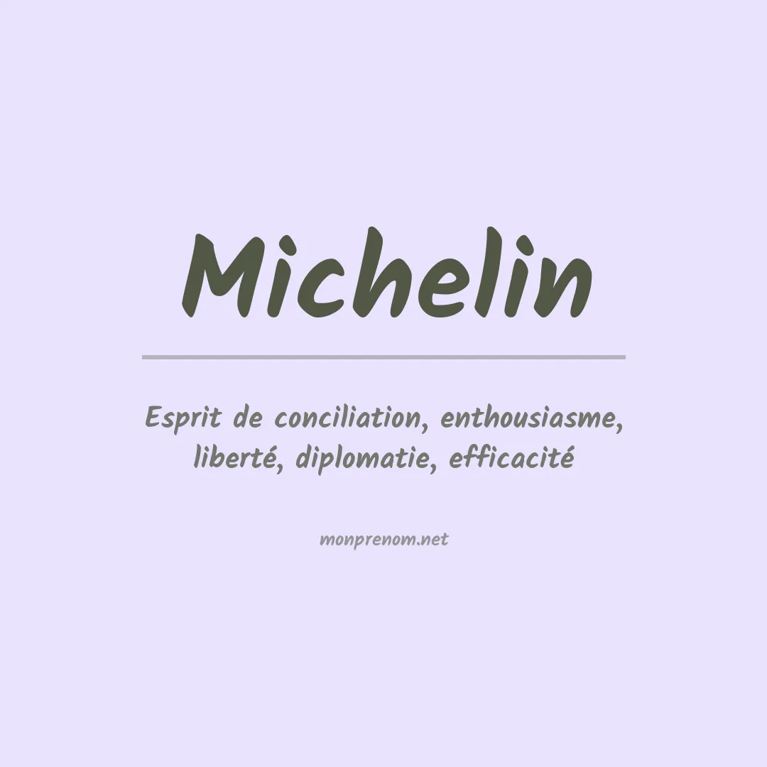 Prénom Michelin