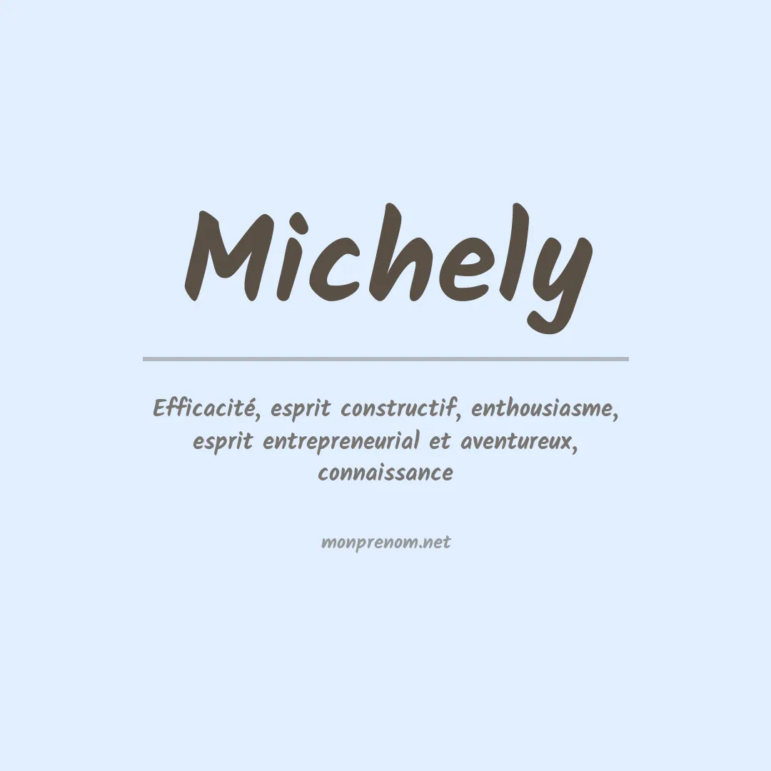 Prénom Michely