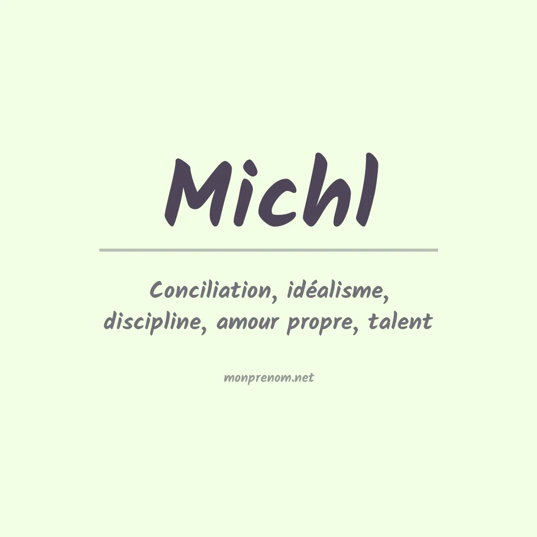 Prénom Michl