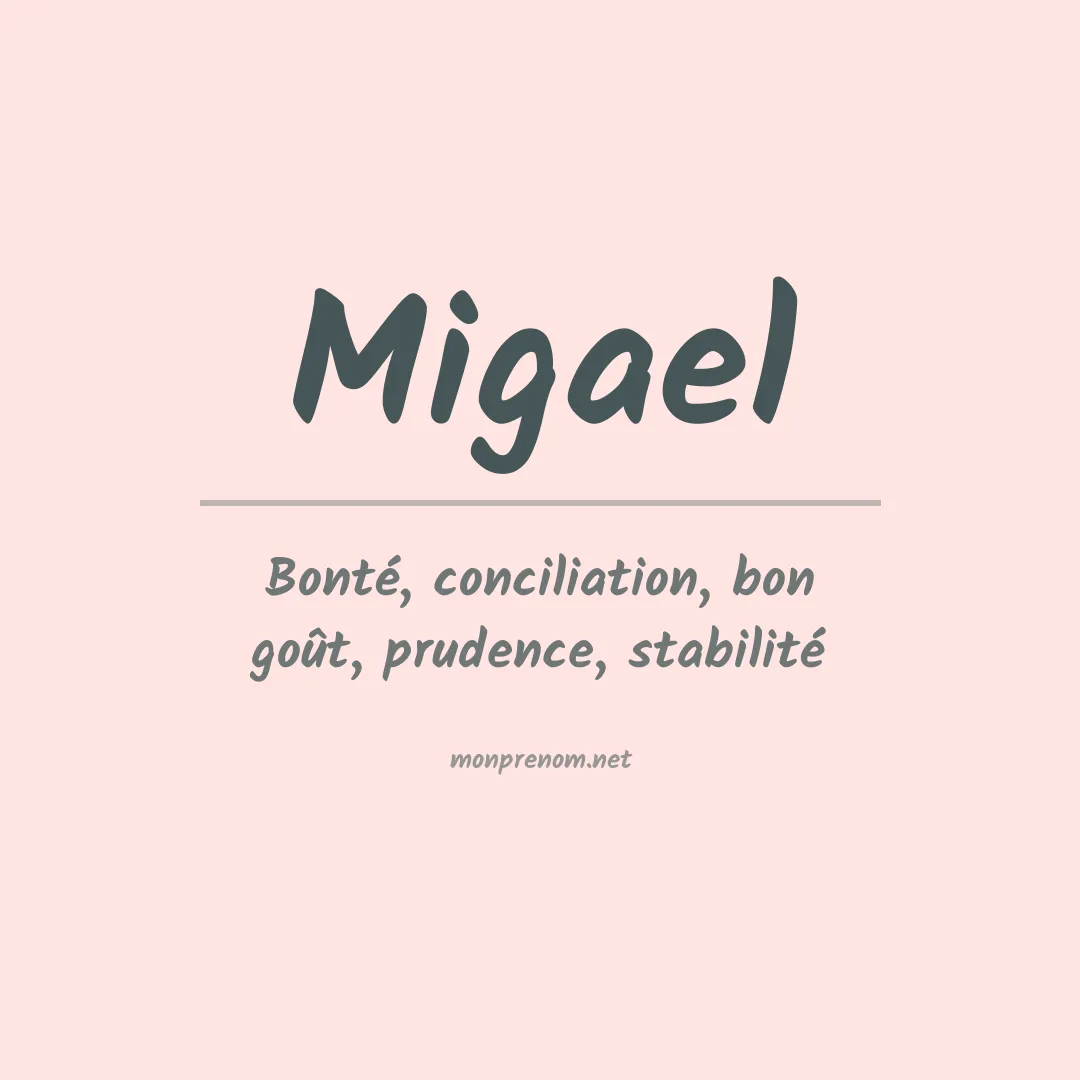 Prénom Migael