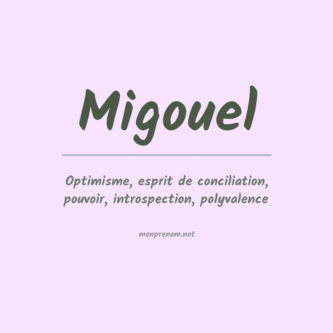 Prénom Migouel