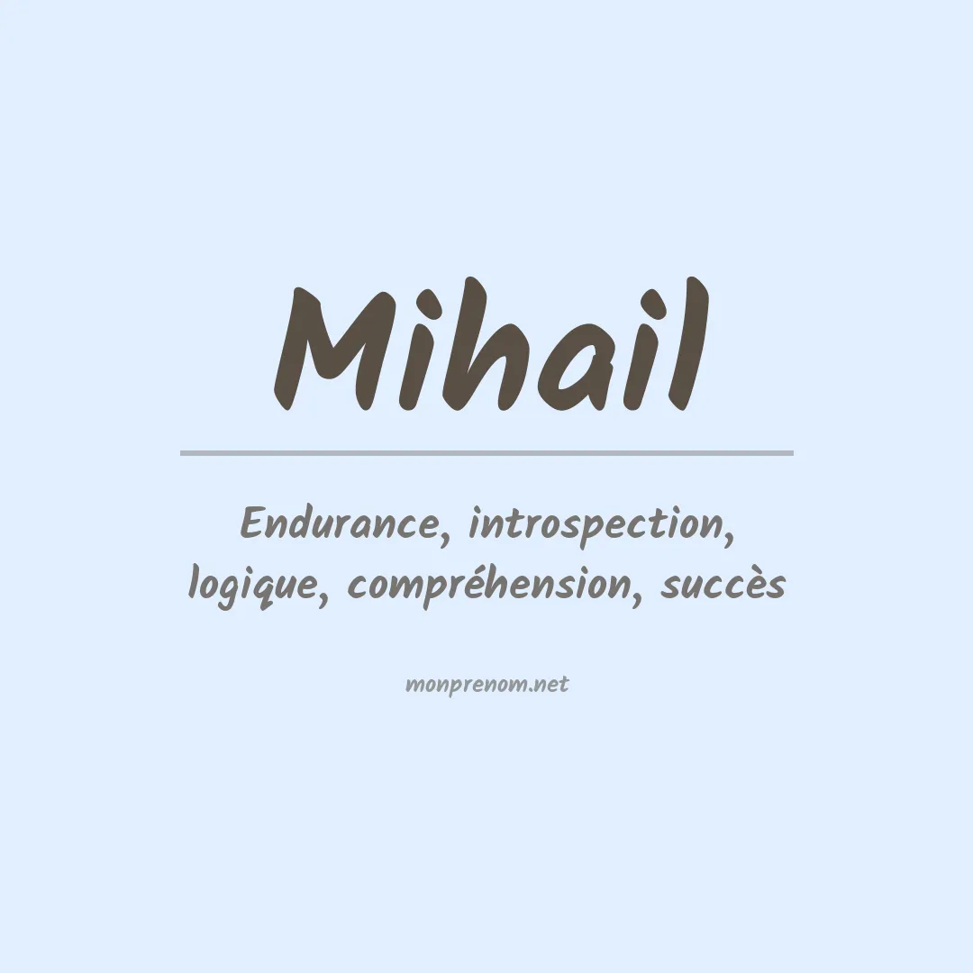 Prénom Mihail