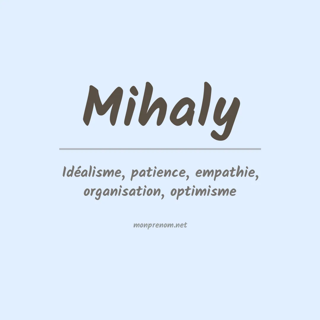 Prénom Mihaly