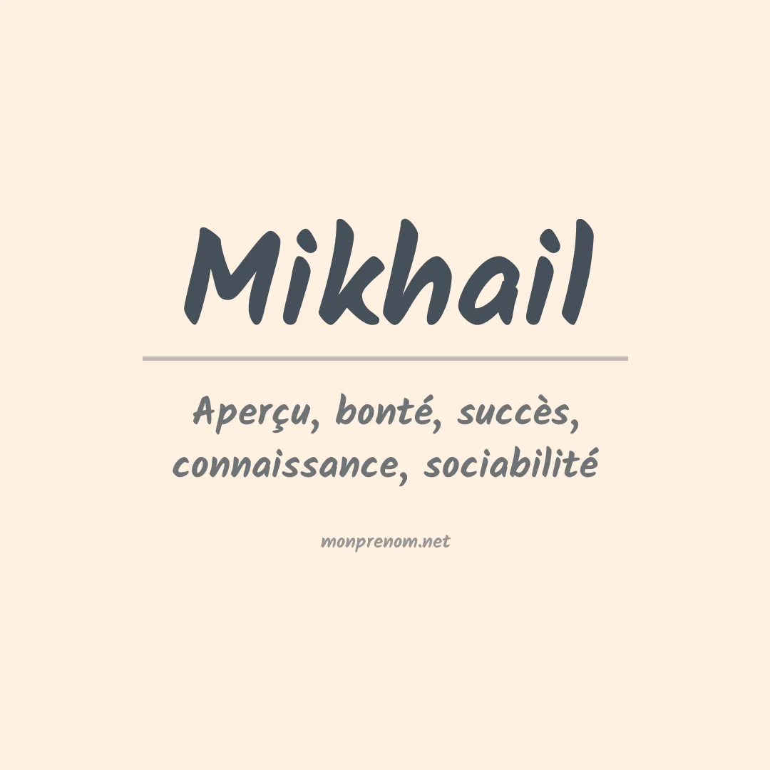 Prénom Mikhail