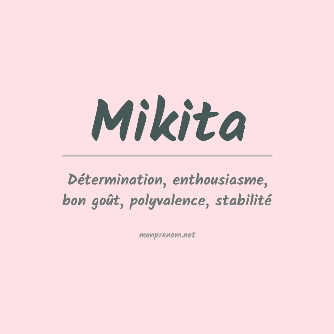 Prénom Mikita