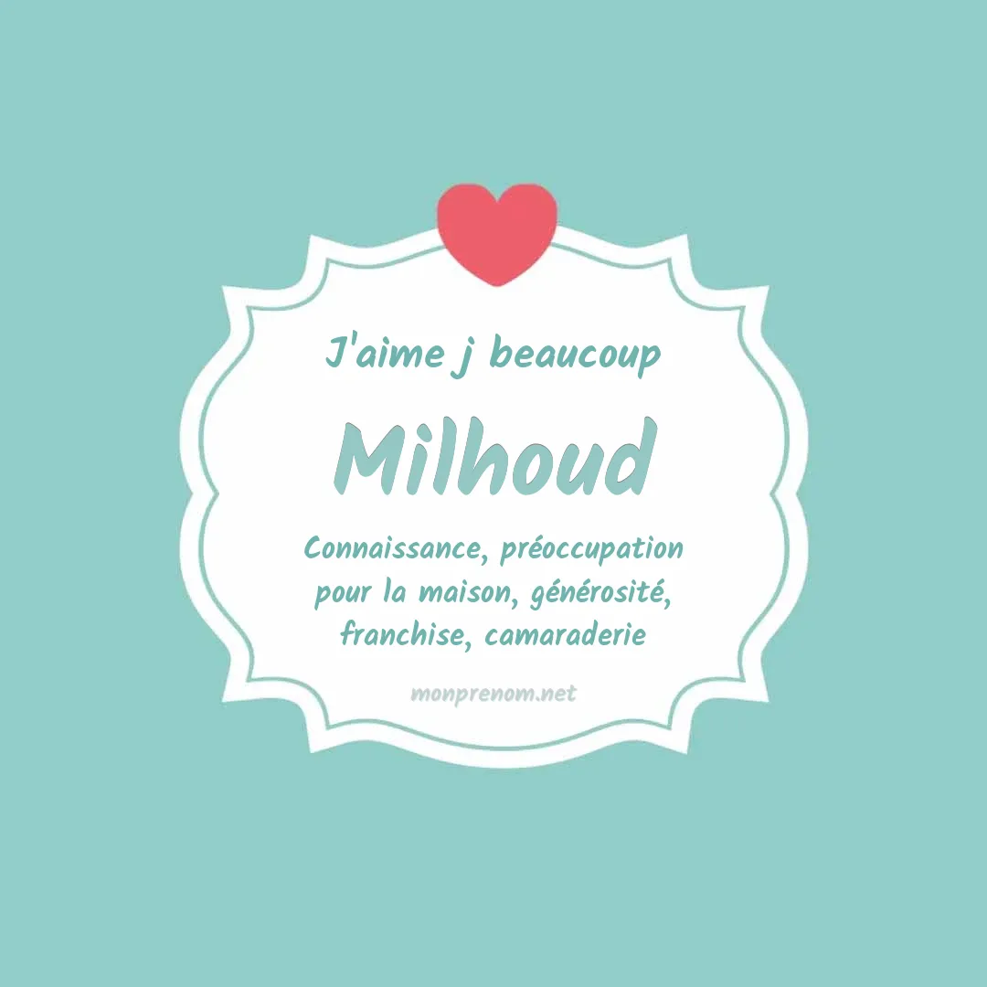 J'aime beaucoup Milhoud