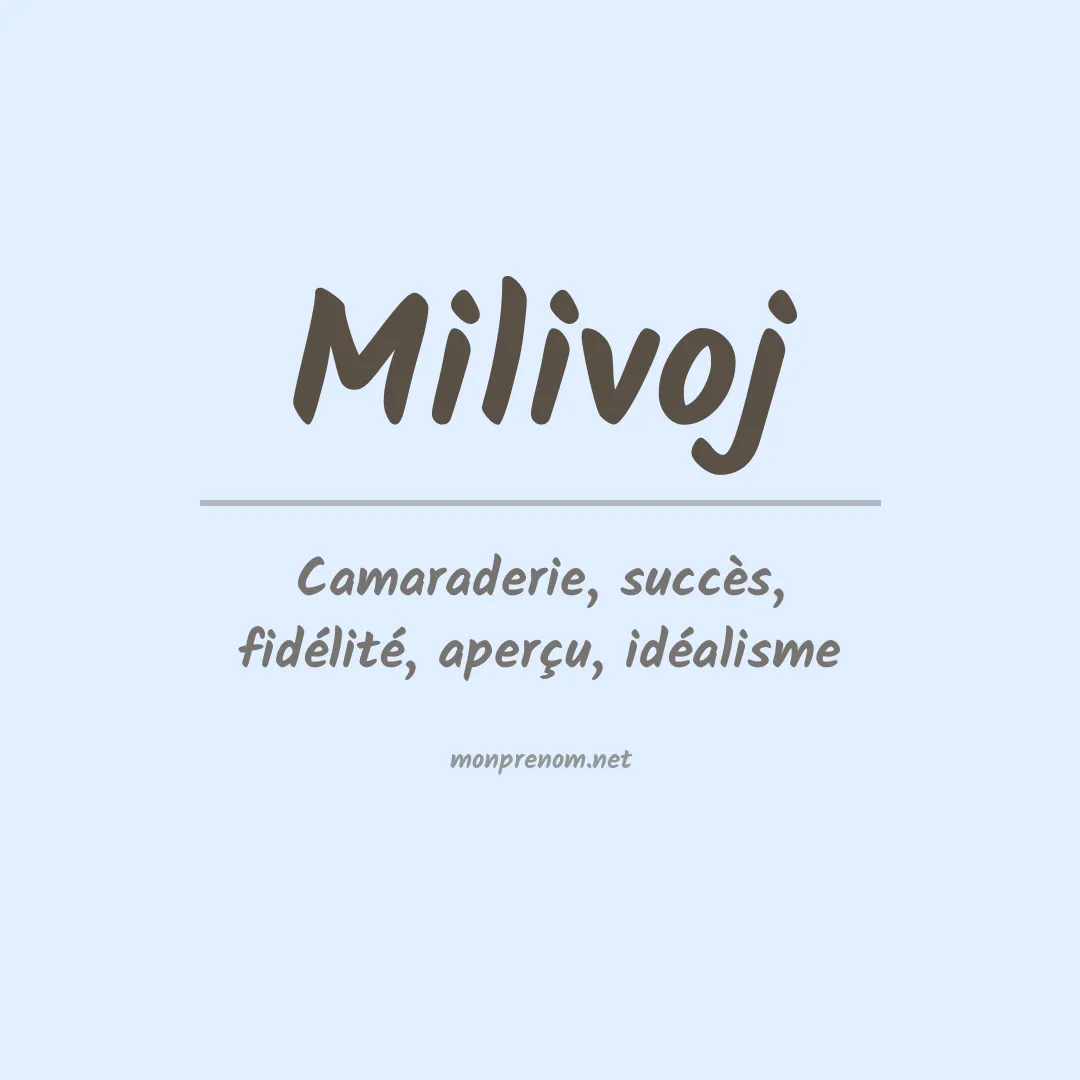 Prénom Milivoj