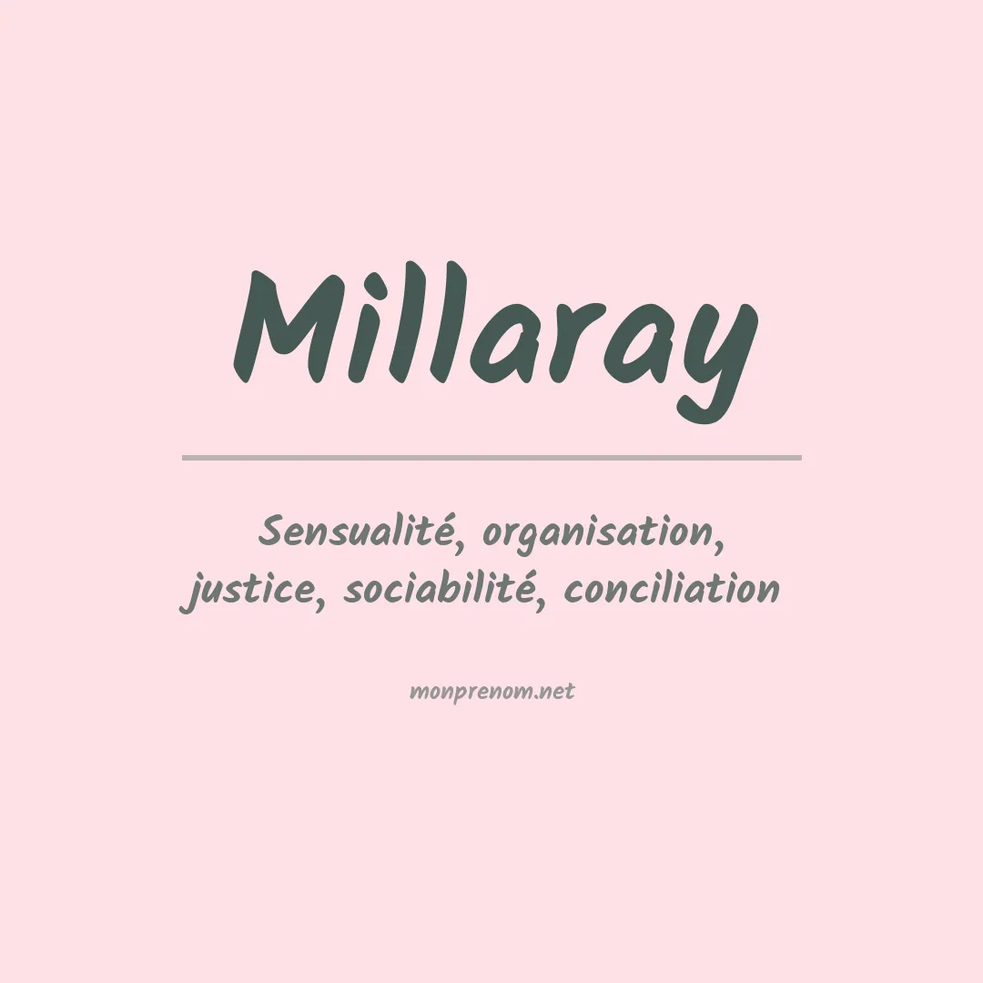Prénom Millaray