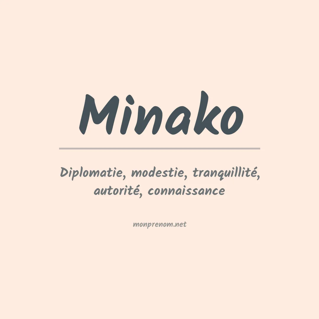 Prénom Minako