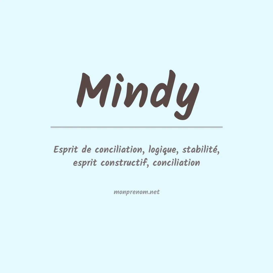 Signification du prénom Mindy