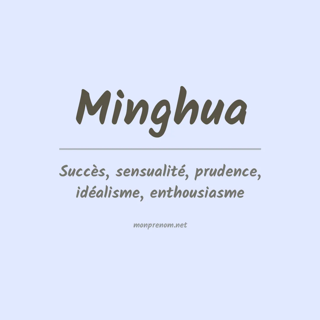 Prénom Minghua