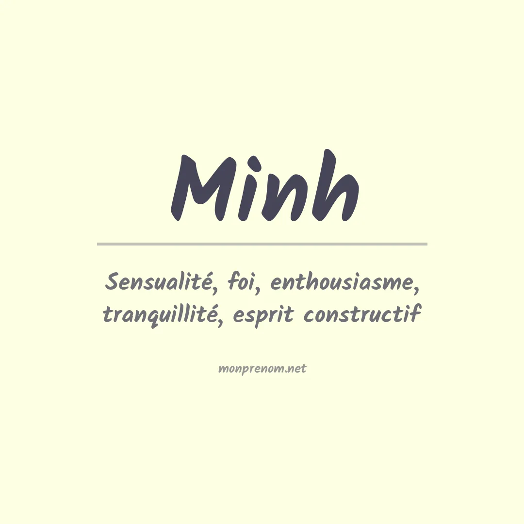 Prénom Minh