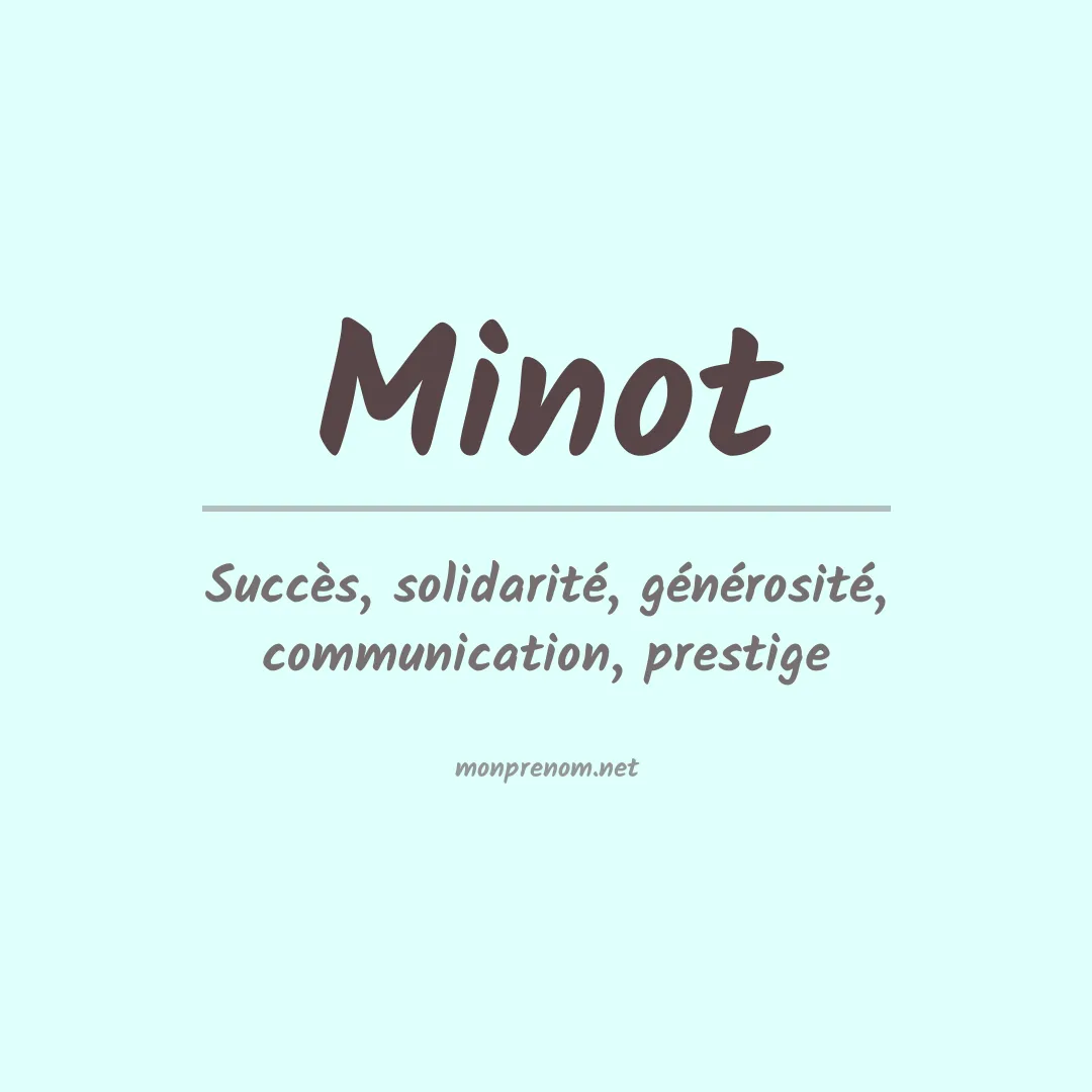 Prénom Minot