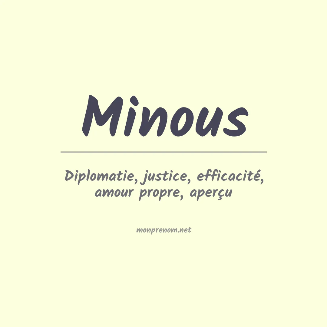 Prénom Minous
