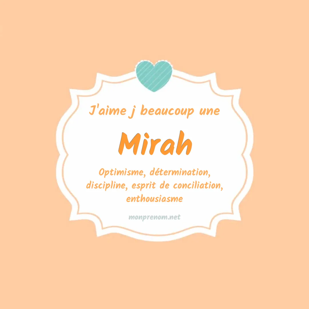 J'aime beaucoup Mirah