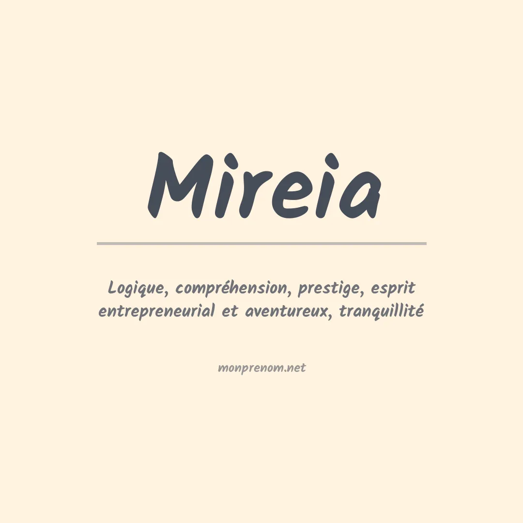 Prénom Mireia