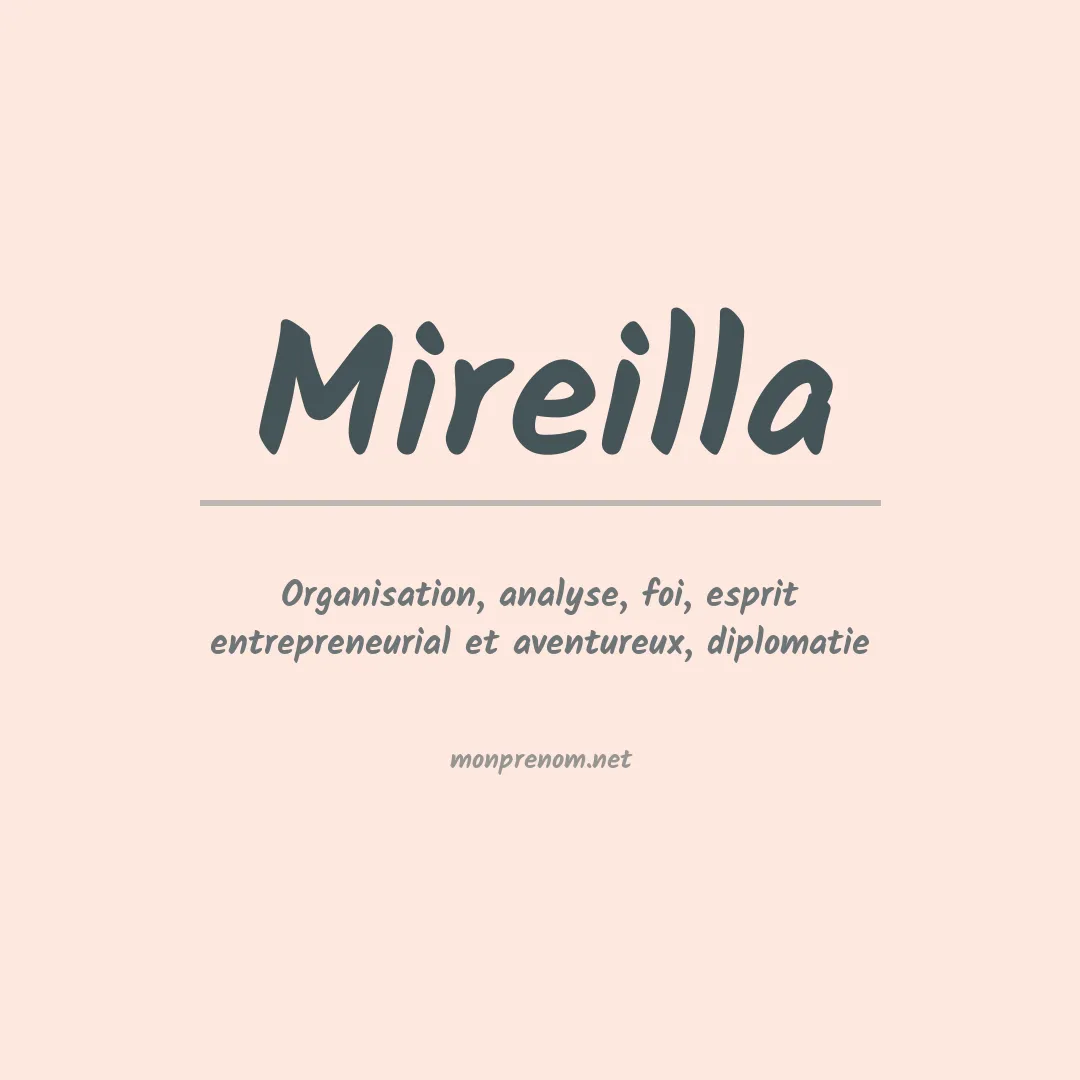 Prénom Mireilla