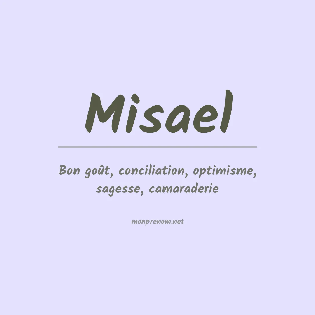 Prénom Misael