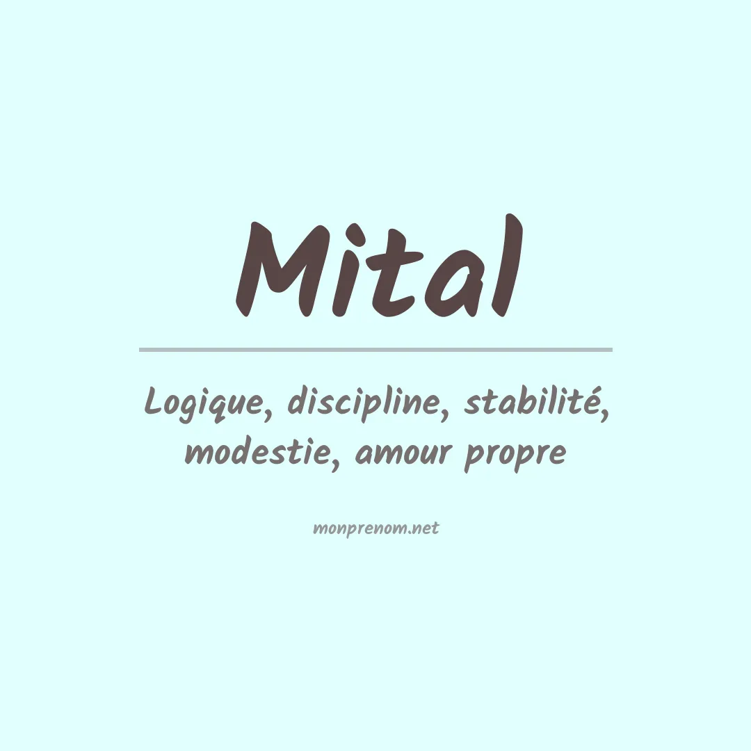 Prénom Mital